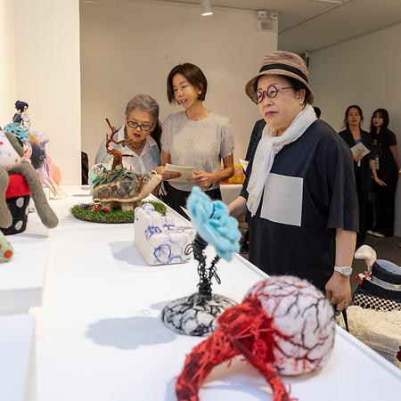 상명대학교박물관 연계 생활예술 창작 작품 공모전 전시 〈일상, 예술이 되다〉 오프닝 행사 참석 이미지