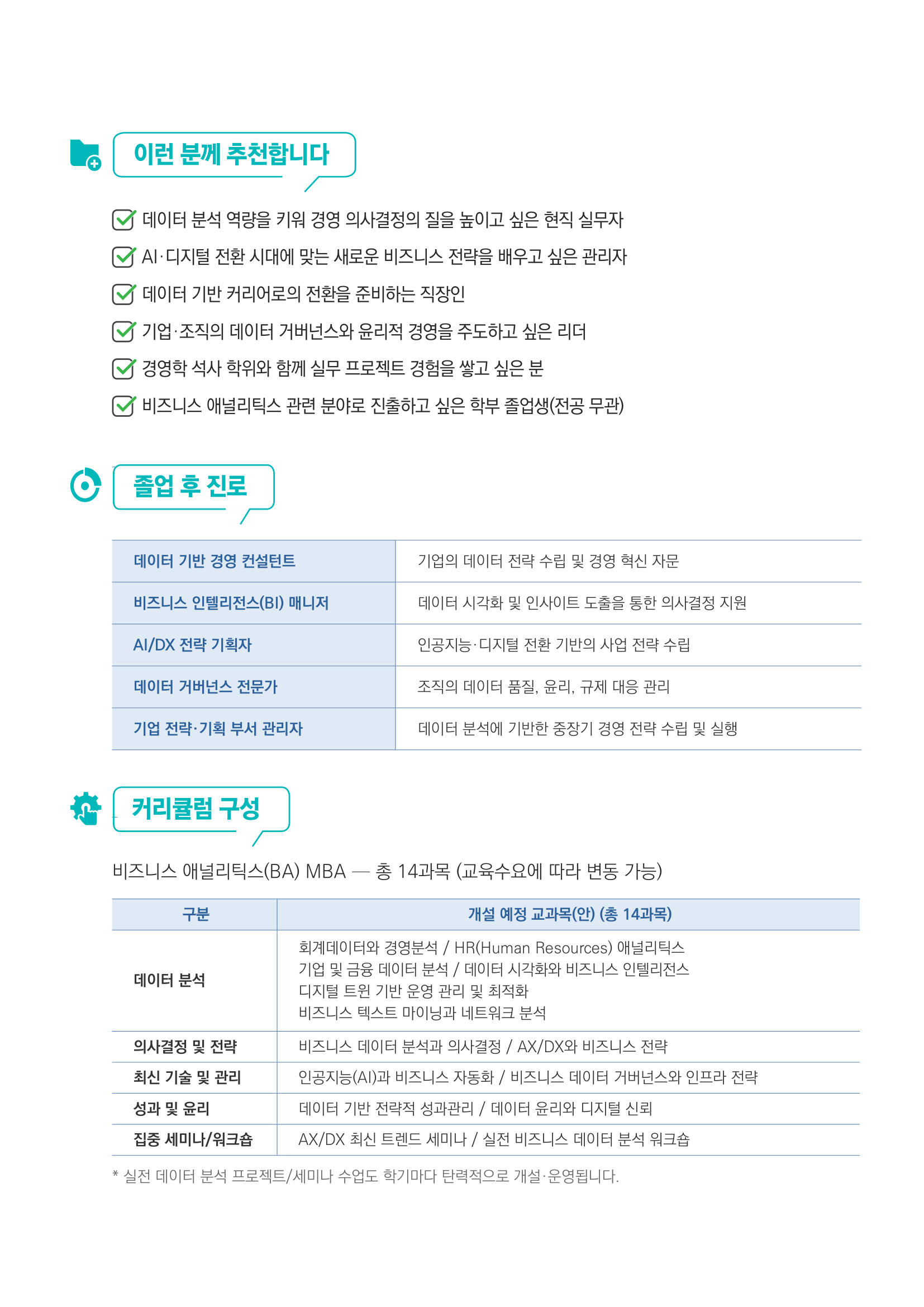 비즈니스_애널리틱스(BA) MBA 소개